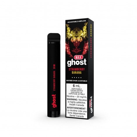 Strawberry Banana Ghost Max - Disposable Vape