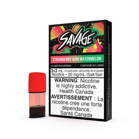 Strawberry Kiwi Watermelon - Savage STLTH Pods