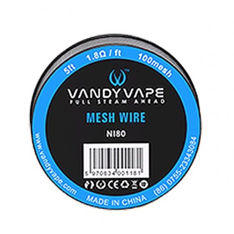 Vandy Vape Mesh Wire NI80 1.8 Ω (5 Feet)