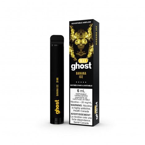 Banana Ice Ghost Max - Disposable Vape